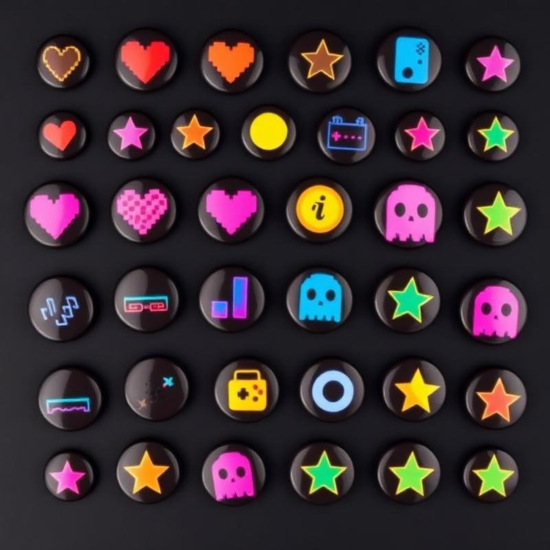 Artes para bottons da categoria Games